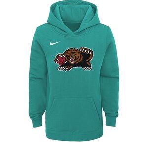 Youth Nike Green Memphis Grizzlies Hardwood Classics Club Fleece Pullover Hoodie